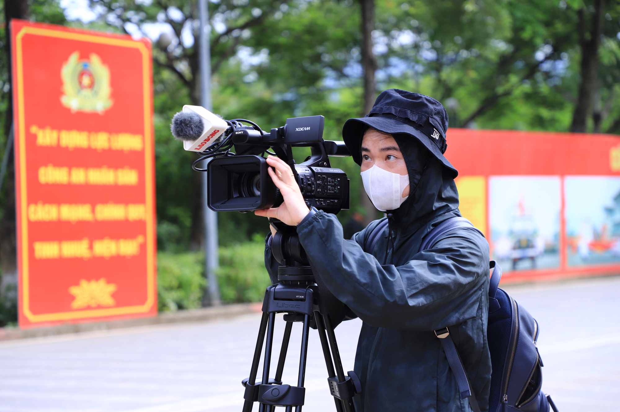Vu Linh, reporter of the Multimedia Communication Center, Lao Dong Newspaper. Photo: To THE