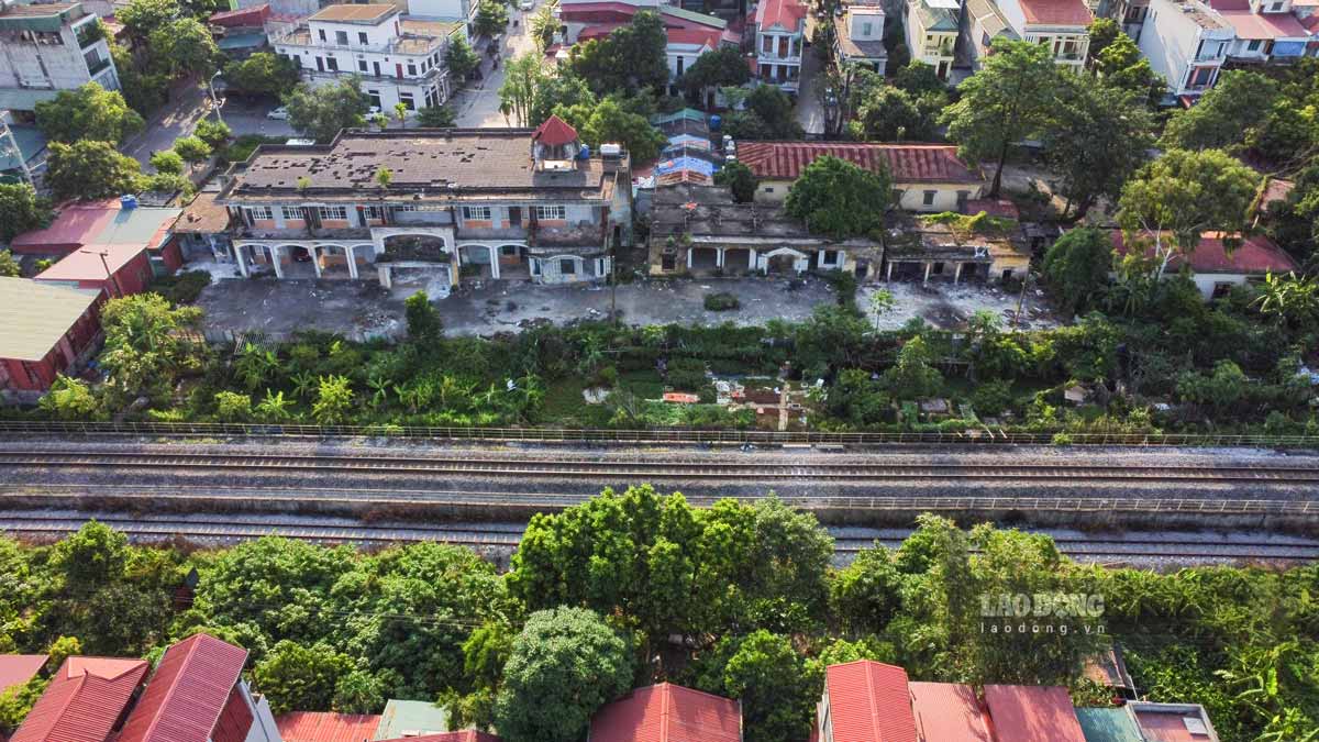 Khu vuc ga Ninh Binh cu nhin tu tren cao. Anh: Luong Ha