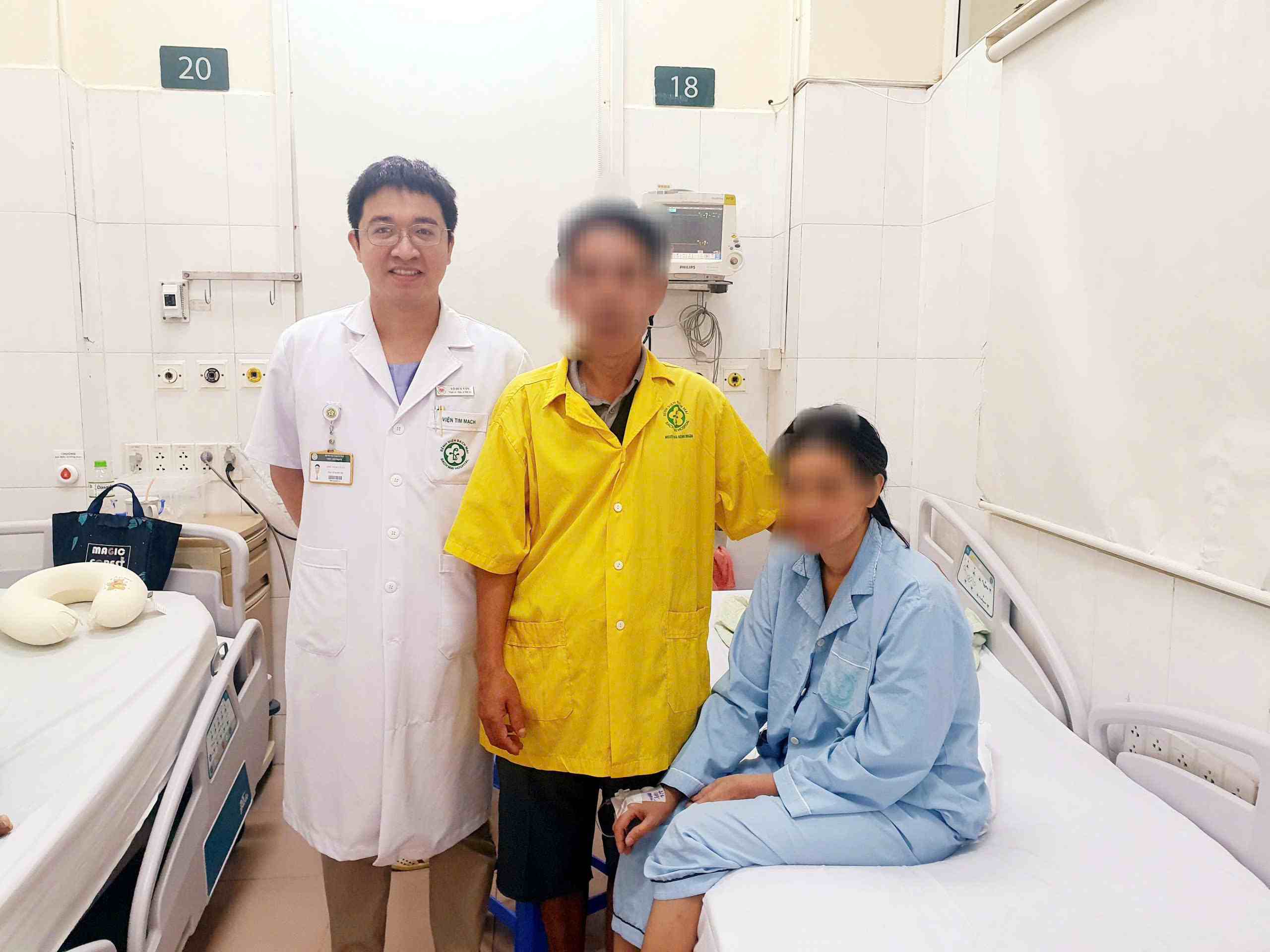 The patient who had a 60-minute cardiac arrest was saved and recovered. Photo: Dieu Hien