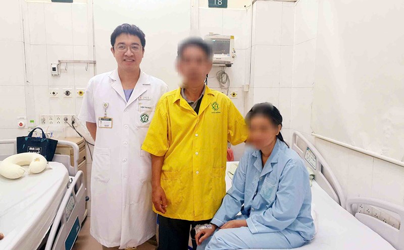 The patient who had a 60-minute cardiac arrest was saved and recovered. Photo: Dieu Hien