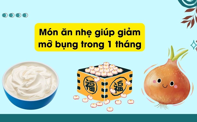 Nonfat Greek yogurt is an effective snack in reducing belly fat. Graphic photo: Huong Son