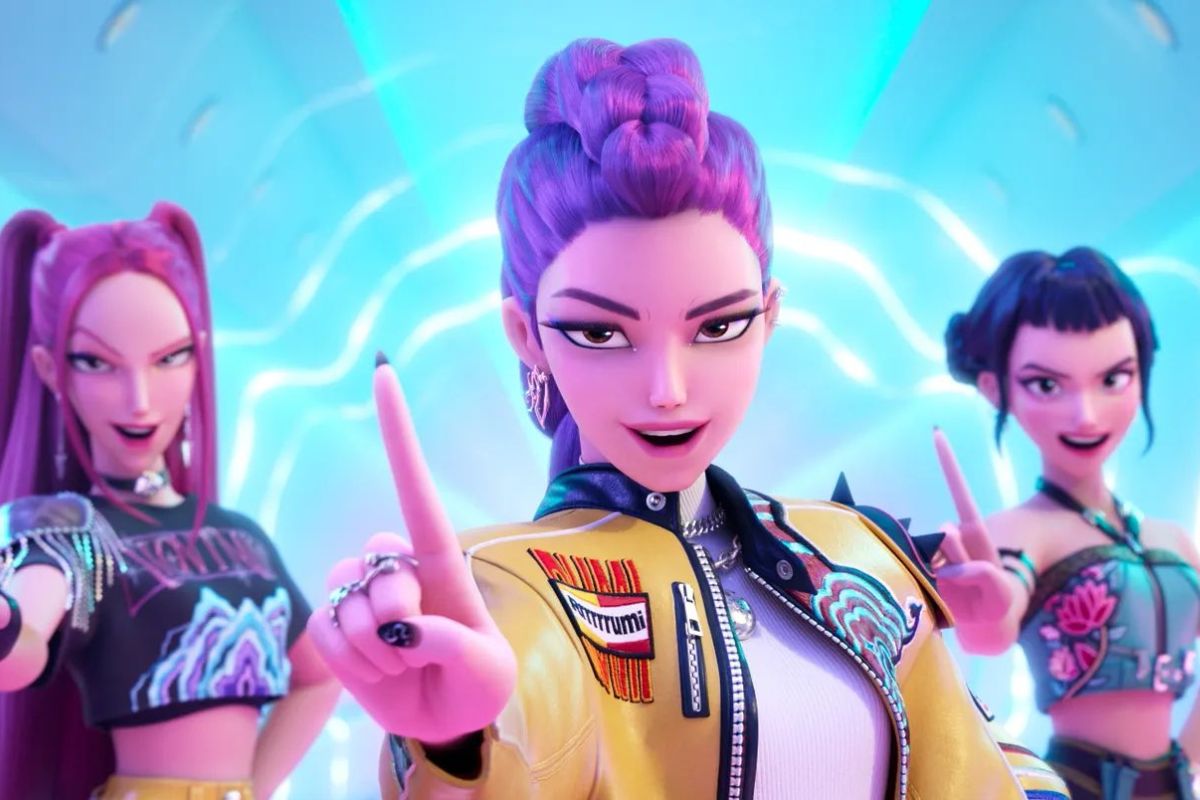 The animated film "Kpop Devils hunter" is causing a global fever. Photo: Netflix