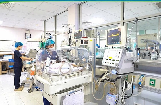 The 2-day-old child died after cesarean section at week 37. Photo: Provided by the hospital