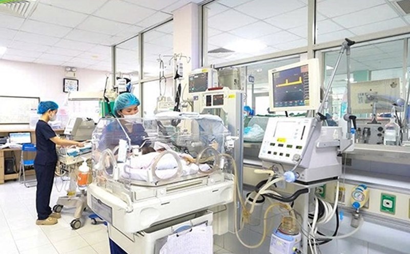 The 2-day-old child died after cesarean section at week 37. Photo: Provided by the hospital