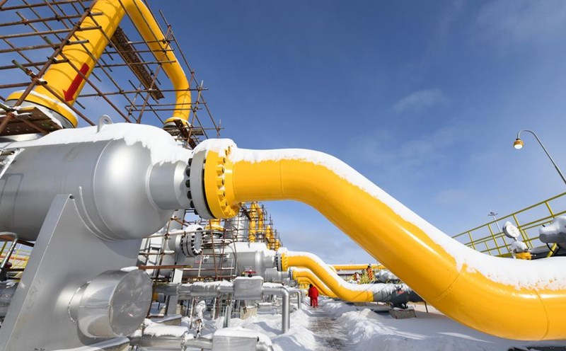 The Russia-China gas pipeline runs through Heilongjiang Province, China. Photo: Xinhua