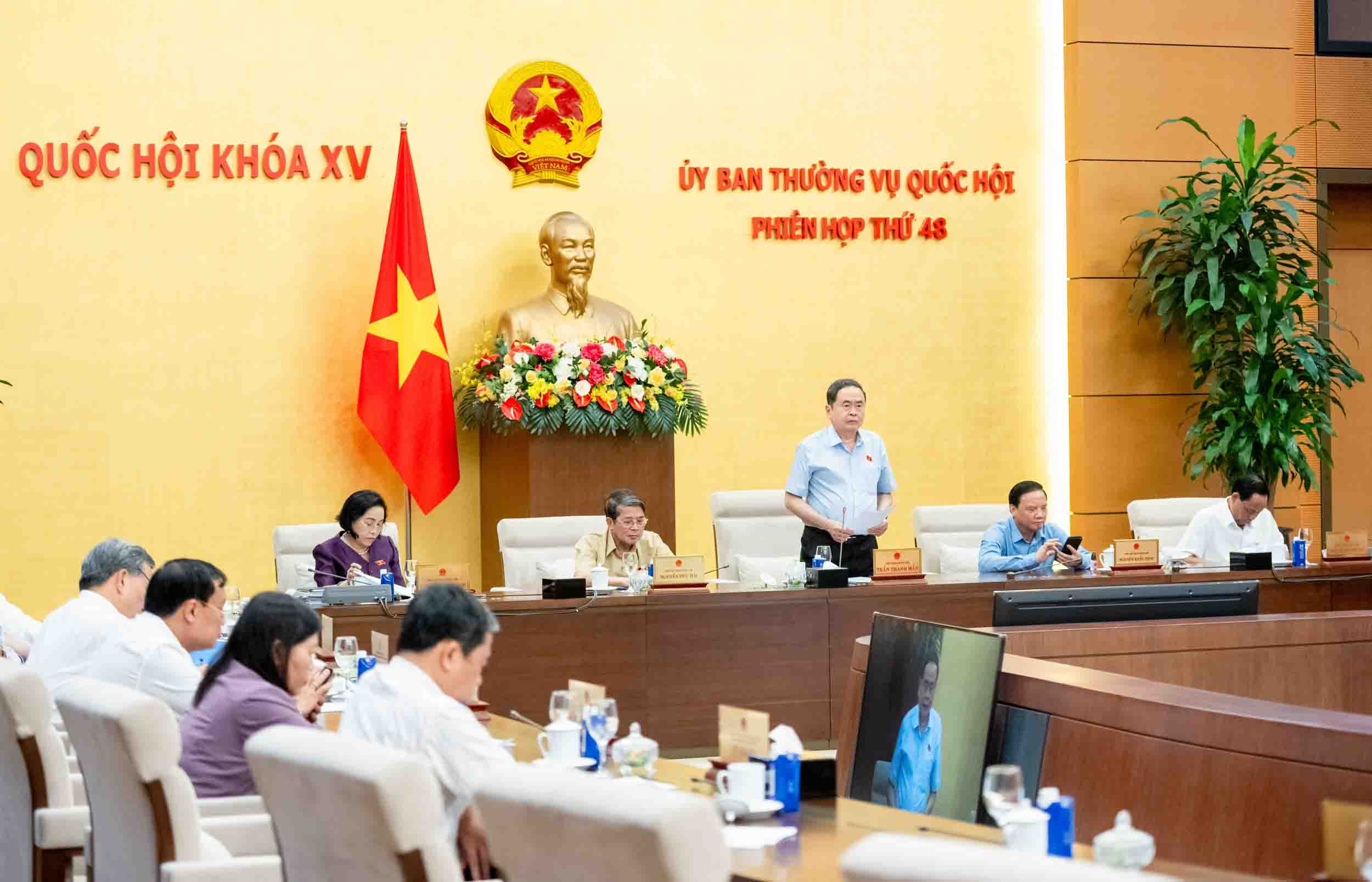 The National Assembly Standing Committee agreed to submit to the National Assembly specific mechanisms and policies for investment in the construction of Gia Binh International Airport. Photo: Pham Thang.
