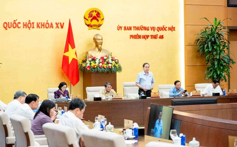 The National Assembly Standing Committee agreed to submit to the National Assembly specific mechanisms and policies for investment in the construction of Gia Binh International Airport. Photo: Pham Thang.