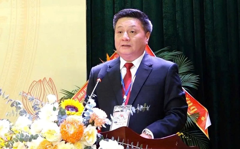 Mr. Bui Hoang Phan was appointed to hold the position of Secretary of the Thanh Oai Commune Party Committee for the 2025-2030 term. Photo: Anh Ngoc