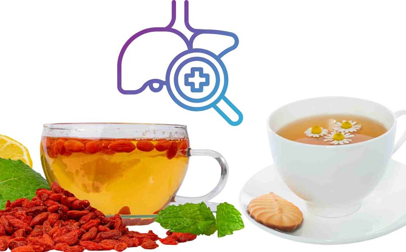 Some types of tea are good for the liver. Graphics: Ha May