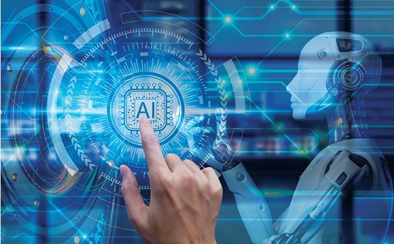 AI has become a powerful tool for newsrooms and reporters in building digital newsrooms. Graphic photo: VAN THEN