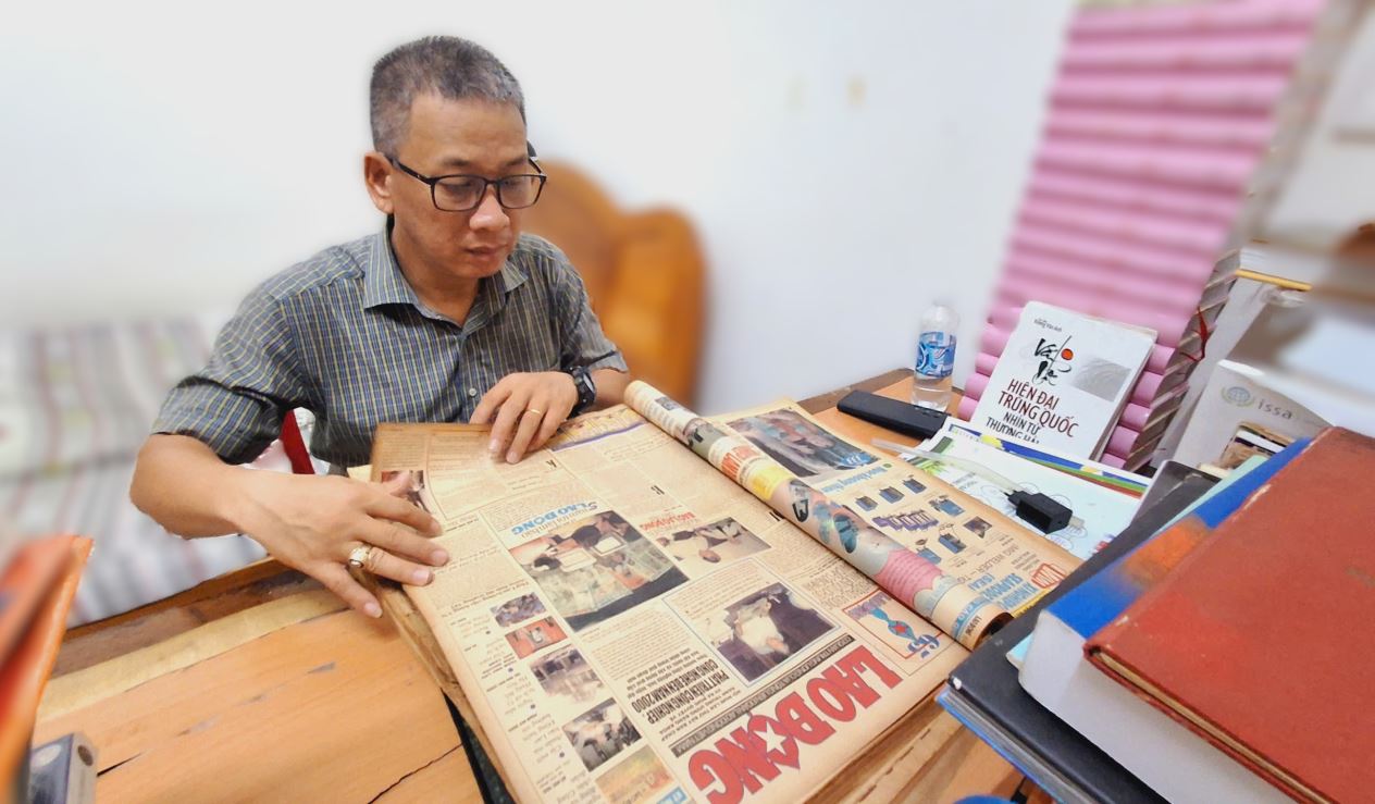 Ban doc Nguyen Thanh Dung. Anh: HOANG BIN