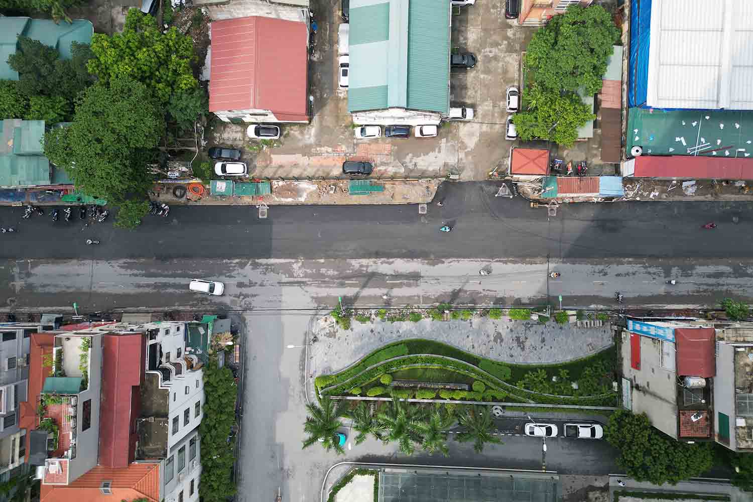 Mat cat ngang duoc mo rong len 21m. Anh: Song Huu 