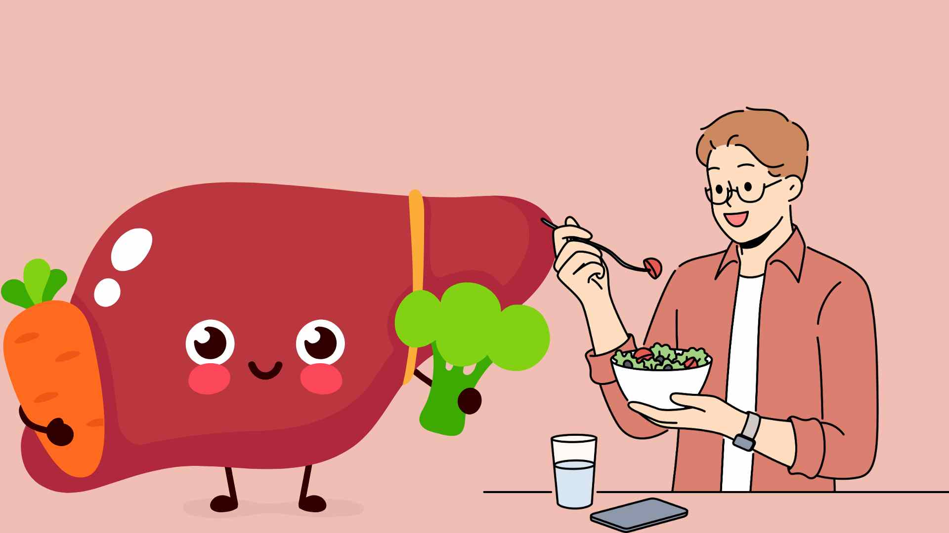 Some simple habits every day can help the liver eliminate toxins effectively. Graphic photo: Huong Giang