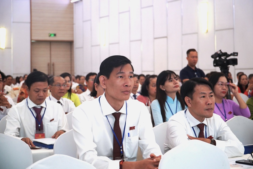 Cac dang vien tham du dai hoi. Anh: Minh Tam