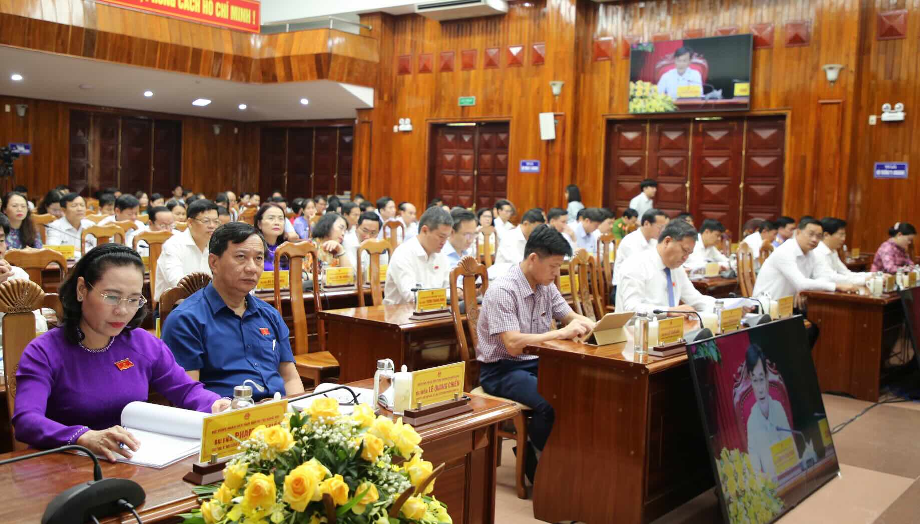 Dai bieu tham gia ky hop. Anh: Cong Sang