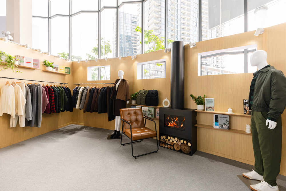 Những bản phối mang phong cách Upstate Weekend từ BST LifeWear Thu/Đông 2025. Ảnh: DN cung cấp