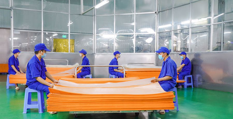 Safoco 회사 노동조합 조직은 노동자의 합법적인 권리와 이익을 대표하고 보호하는 데 핵심적인 역할을 합니다. 사진: 회사 제공