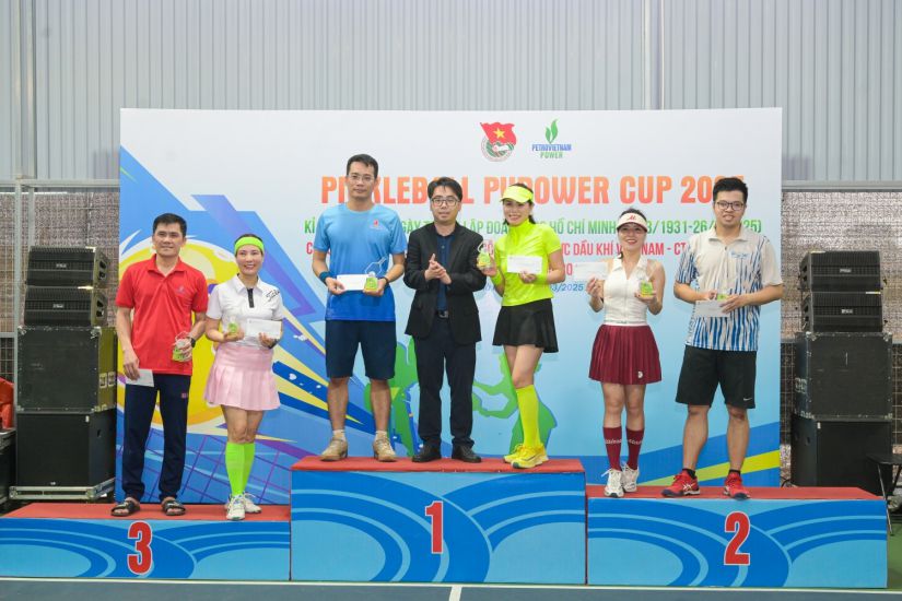 베트남 석유 가스 전력 공사 청년 연맹 2025년 3월 PVPower 컵 2025 피클볼 대회 개최. 사진: PV Power