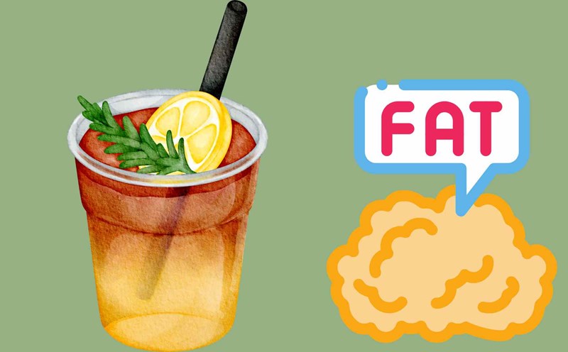 Warm lemon juice mixed with honey helps reduce visceral fat. Graphic photo: Thai Anh