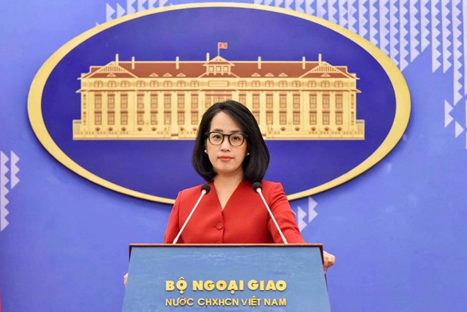 Spokesperson of the Ministry of Foreign Affairs of Vietnam Pham Thu Hang. Photo: Ministry of Foreign Affairs