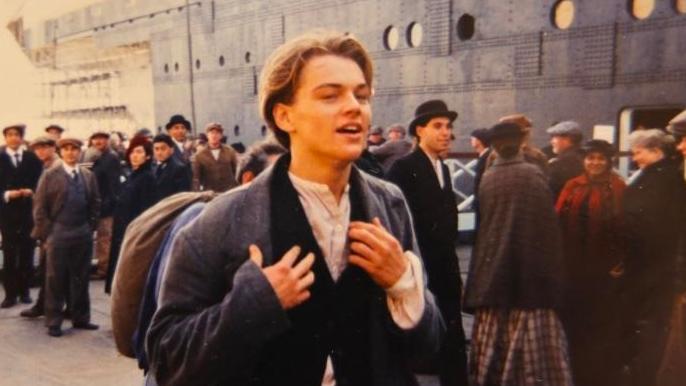 Leonardo DiCaprio trong phim “Titanic“. Anh: Nha san xuat phim