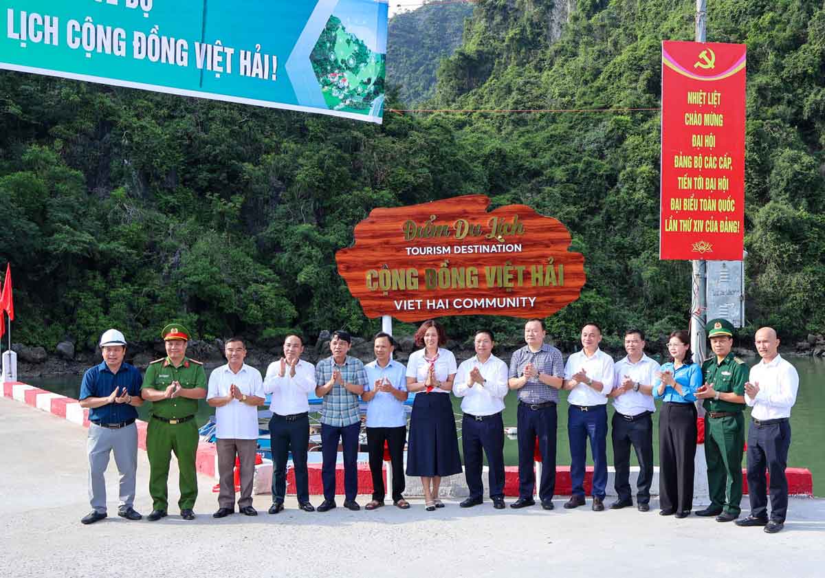 Viet Hai becomes the 13th community tourism destination of Hai Phong City. Photo: Cat Hai Special Zone