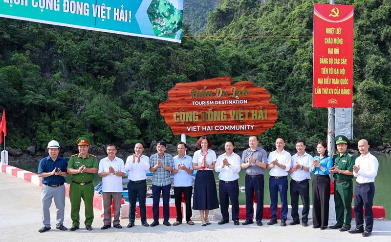 Viet Hai becomes the 13th community tourism destination of Hai Phong City. Photo: Cat Hai Special Zone