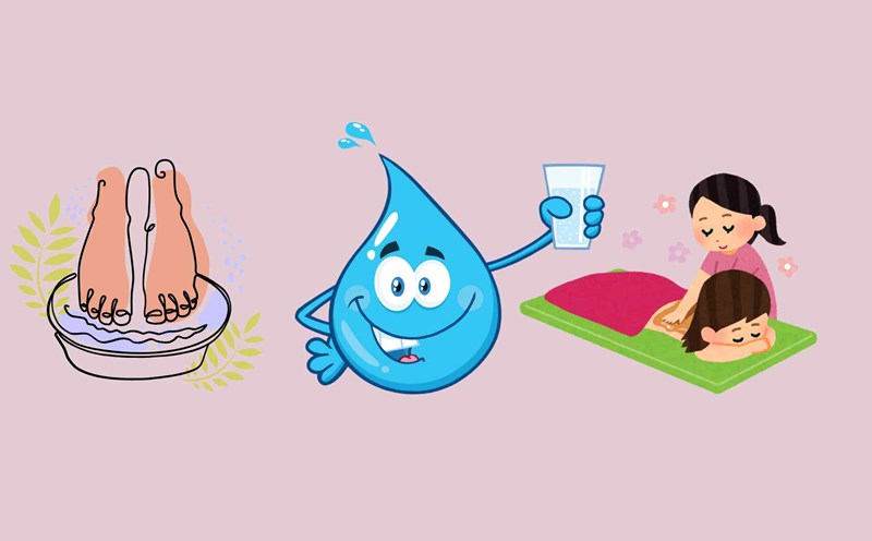 3 good bed habits for the kidneys. Graphic photo: Huong Giang