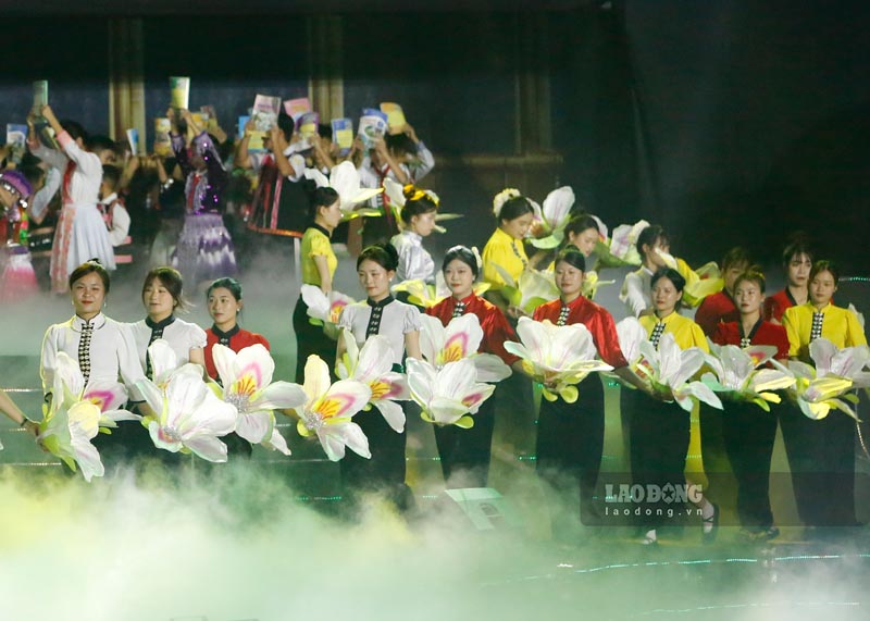 The opening program of the Dien Bien Ban Flower Festival will be held in March 2025. Photo: Quang Dat