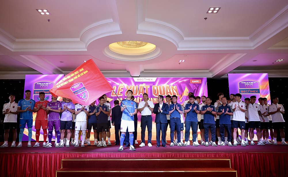 Becamex HCMC Club will join the team for the 2025-2026 season. Photo: Binh Duong Club