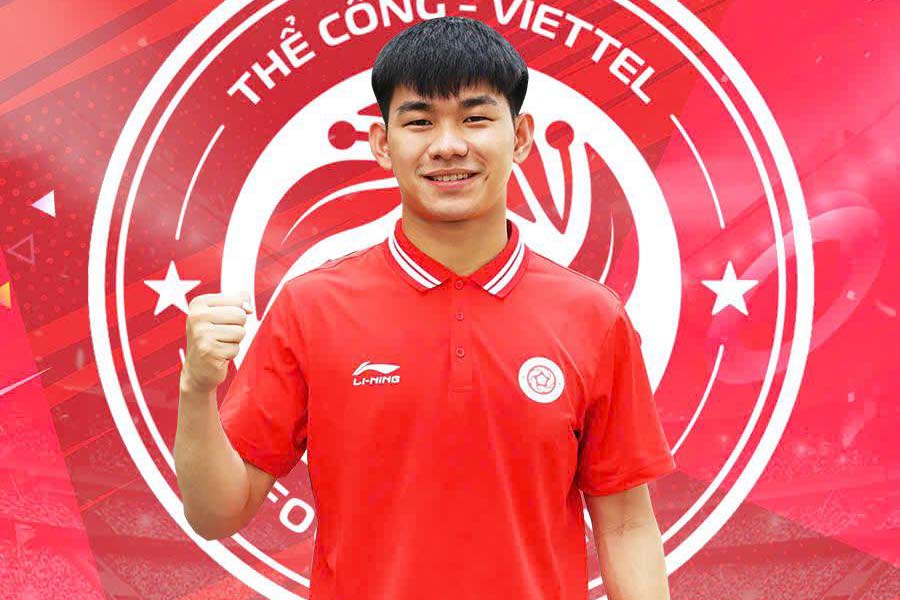 New signing Nguyen Van Viet of The Cong Viettel was not registered to participate in round 1 of V.League 2025-2026. Photo: TCVT Club