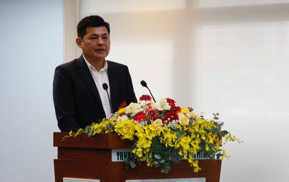Theo ThS Nguyen Dinh Manh, qua trinh nghien cuu giai phap chuyen doi so trong dao tao lai xe da duoc cac chuyen gia, ky su cong nghe ve AI tu Dai hoc Bach Khoa TP Ho Chi Minh hop tac de phat trien. Anh: Hong Phuc.