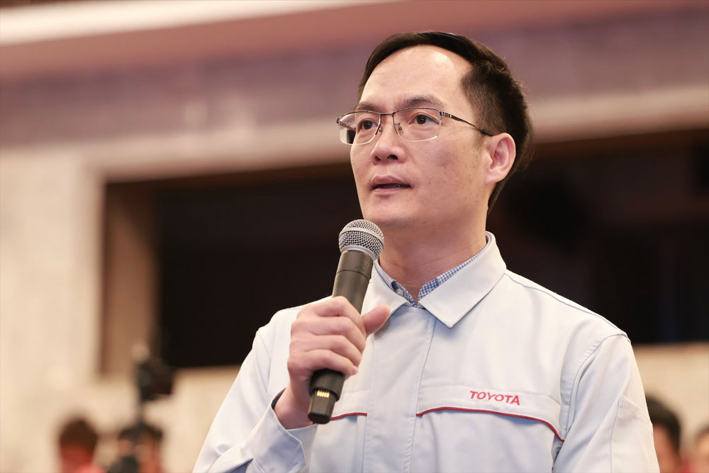 Ong Nguyen Ngoc Tu - Truong ban Nhan su Cong ty Toyota Viet Nam. Anh: Hai Nguyen