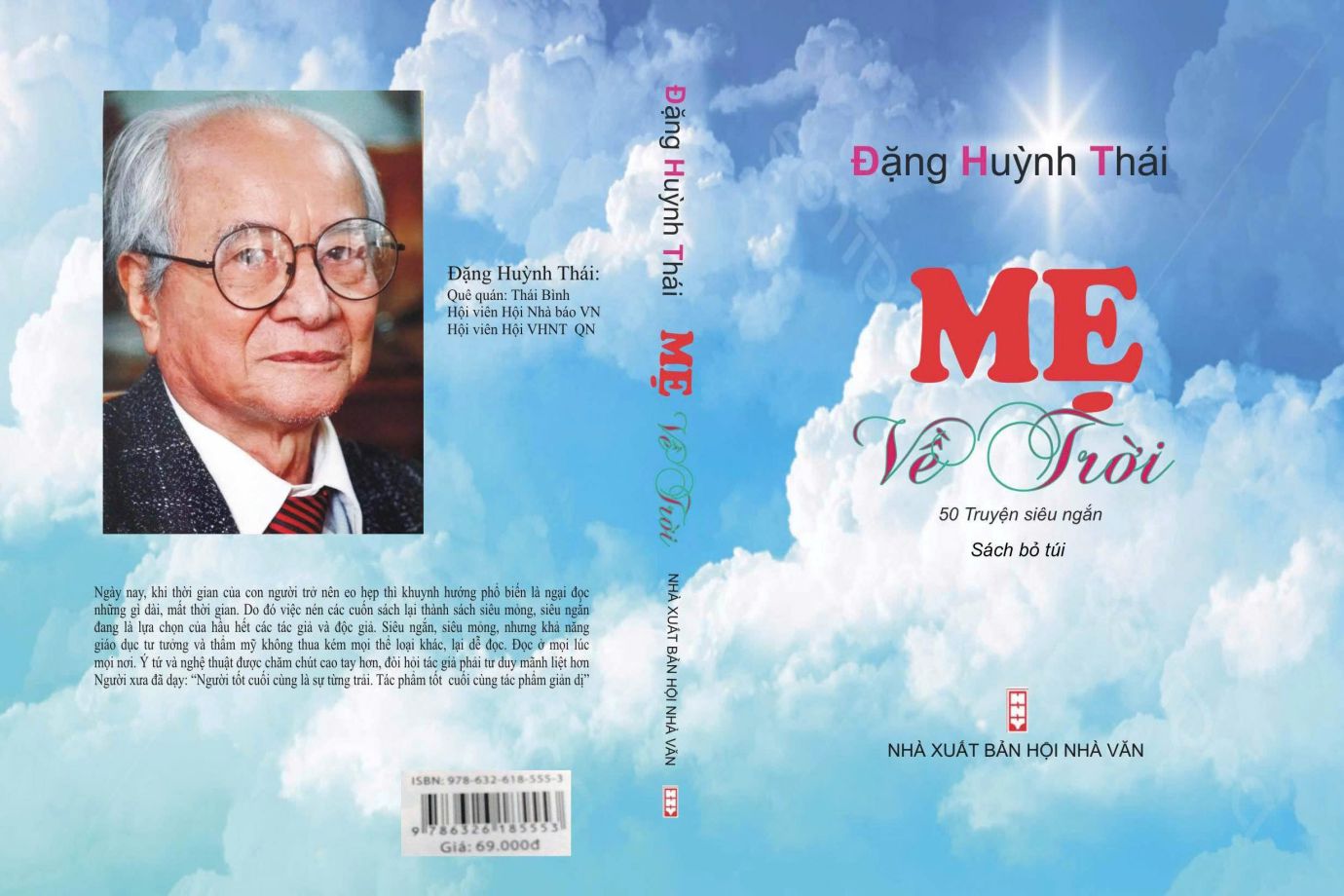 short story collection "Mother Comes to Sky" by writer Dang Huynh Thai. Photo: Character provided
