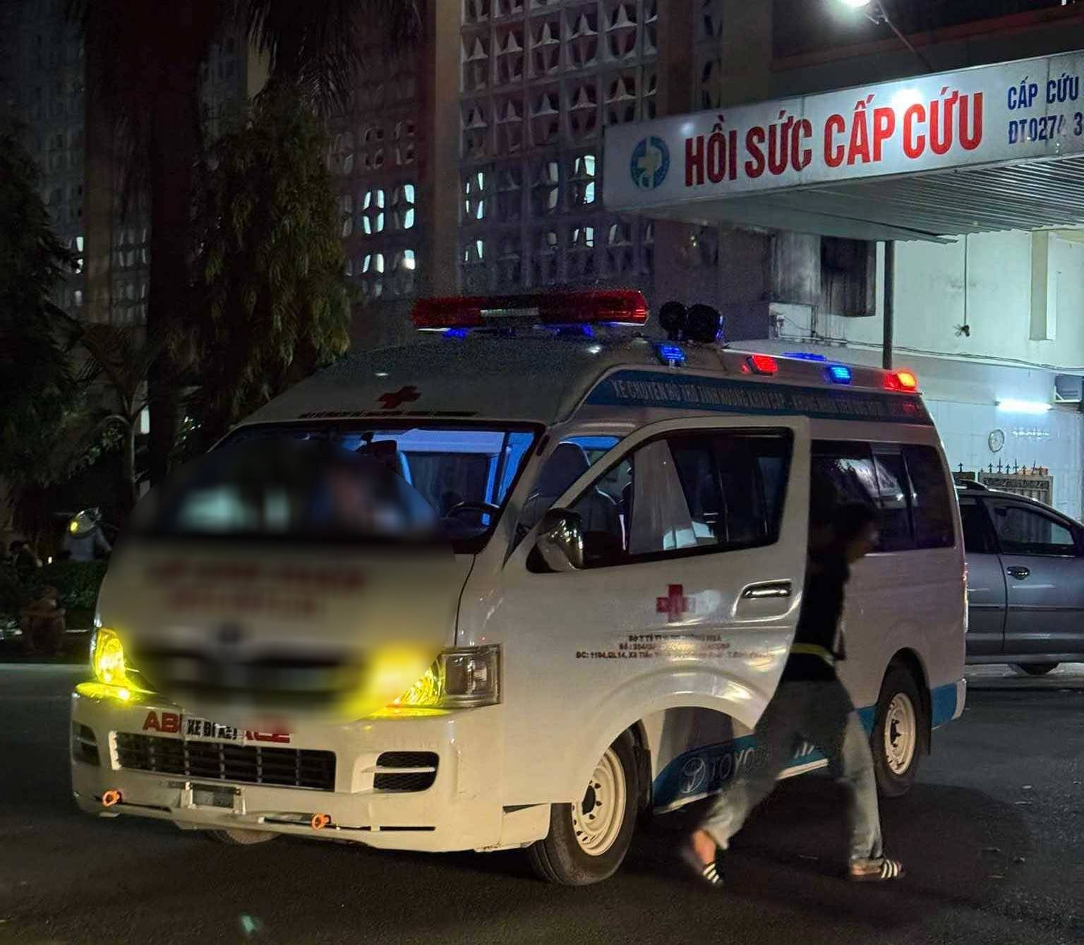 Binh Duong area previously had a 115 satellite emergency station. Photo: Dinh Trong