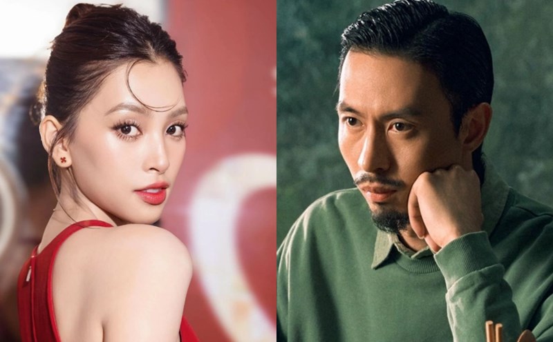 Miss Tieu Vy and rapper Den Vu. Photo: Interviewee/MV Vi nha
