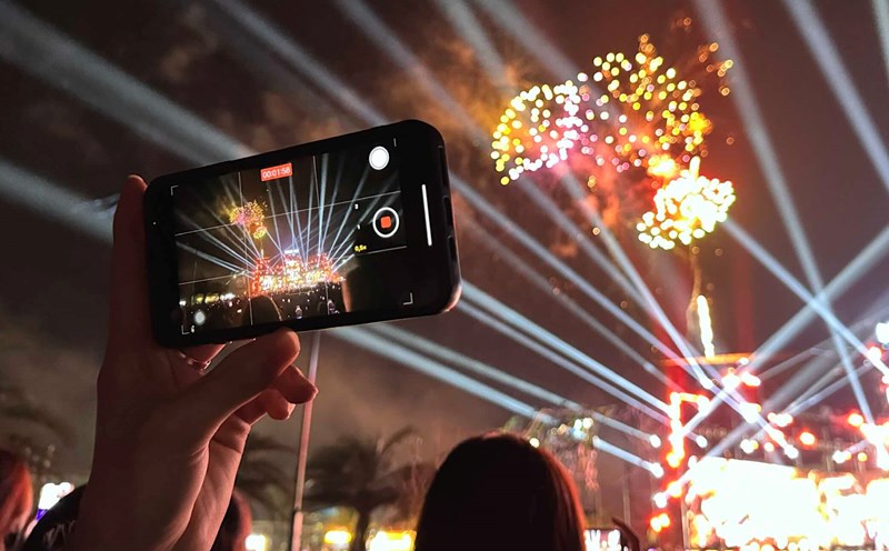 Quang Tri will organize 2 fireworks display locations to celebrate National Day September 2. Photo: Cong Sang