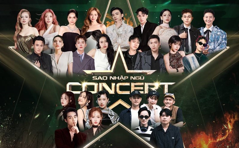 The Sao Nhap Ngu concert attracted many artists to participate. Photo: Organizing Committee.