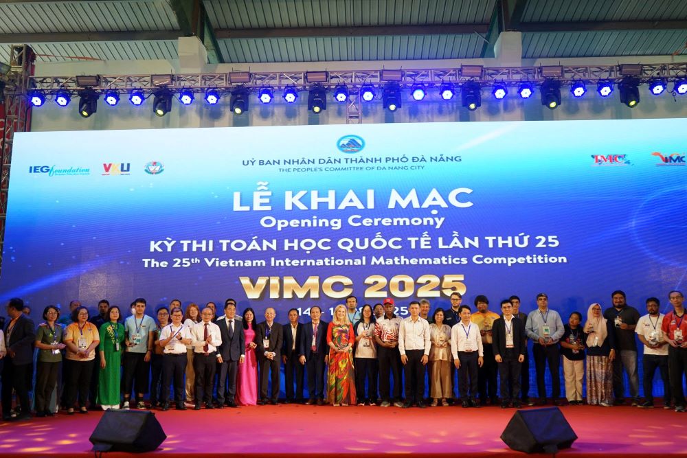 Da Nang opens the 25th International Mathematical Competition - VIMC 2025. Photo: Tran Thi