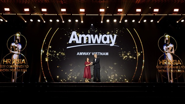 Amway Việt Nam 6 năm liên tiếp giữ vững danh hiệu “Nơi làm việc tốt nhất”. Ảnh: Amway