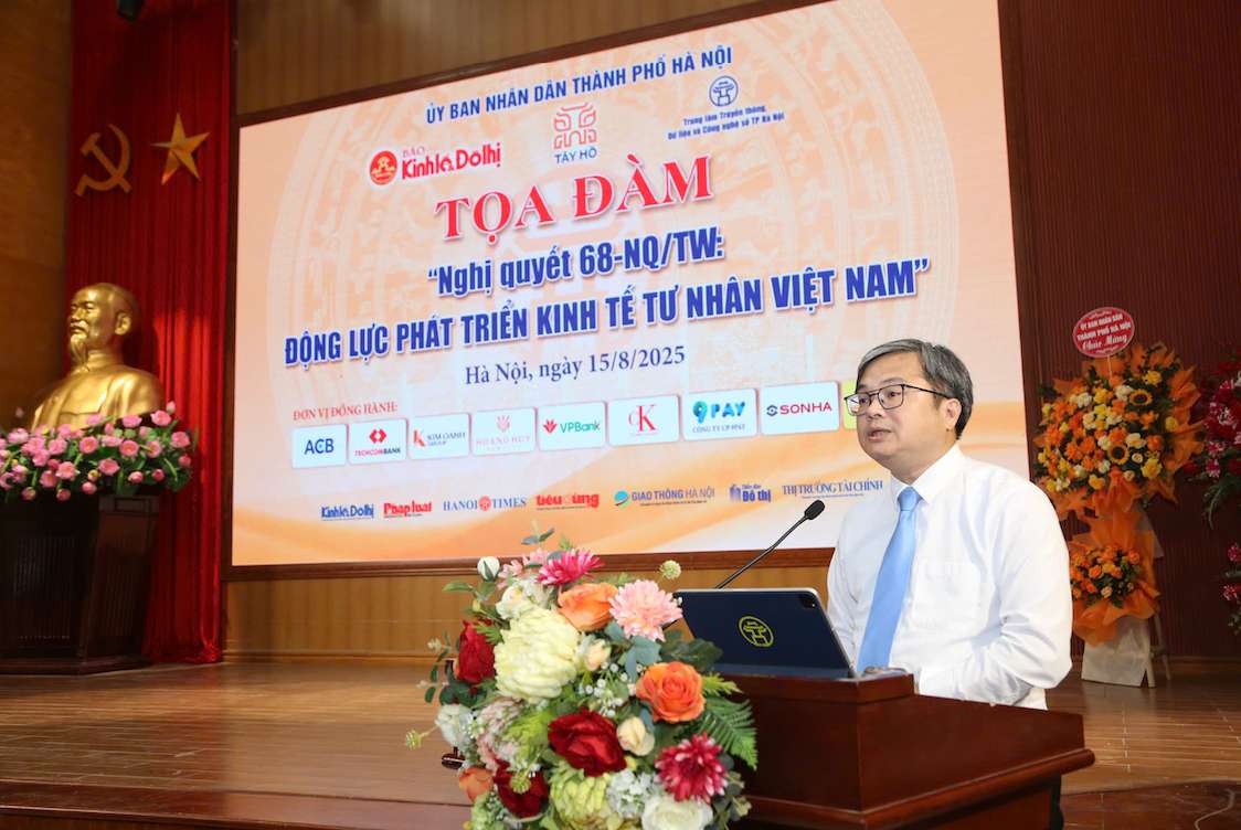 Theo Pho Chu tich UBND TP Ha Noi, Ha Noi da de ra cac muc tieu cung 88 nhiem vu trong tam nham phat trien kinh te tu nhan phu hop voi dac thu Thu do. Anh: BTC
