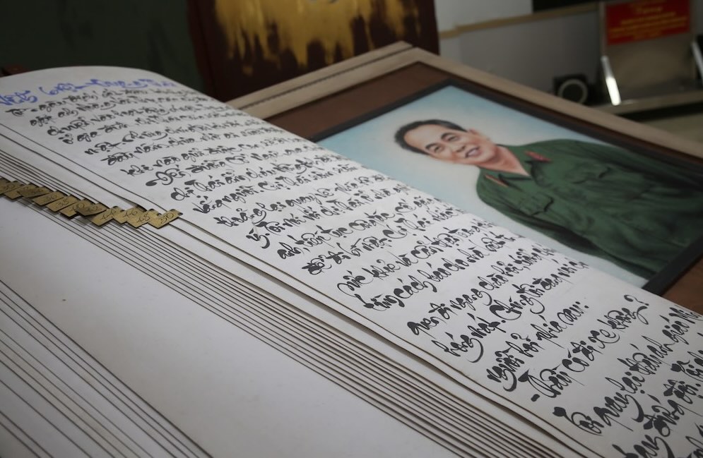 The biggest inspirational book in Vietnam is General Vo Nguyen Giap.