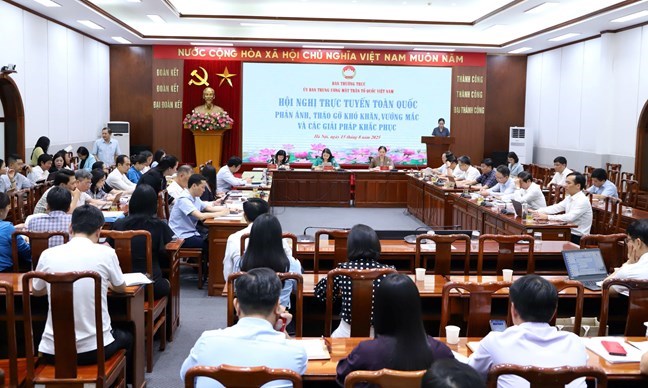 Tháo gỡ khó khăn trong sắp xếp, tinh gọn tổ chức bộ máy MTTQ, các tổ chức chính trị - xã hội