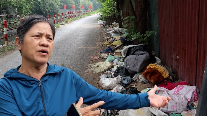 The paradox of Hanoi being green and beautiful and with polluted black spots.