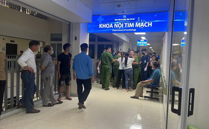 The female patient died unexpectedly while being treated at Lao Cai Provincial General Hospital - facility 1. Photo: Van Duc