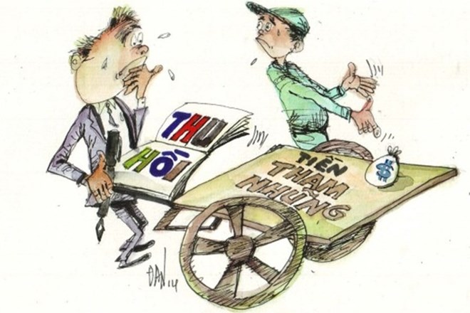 Việc nộp lại tài sản do tham nhũng mà có là một trong những căn cứ để được xét giảm án. Ảnh: ĐAN