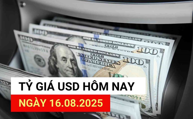 USD exchange rate today 16.8.2025.