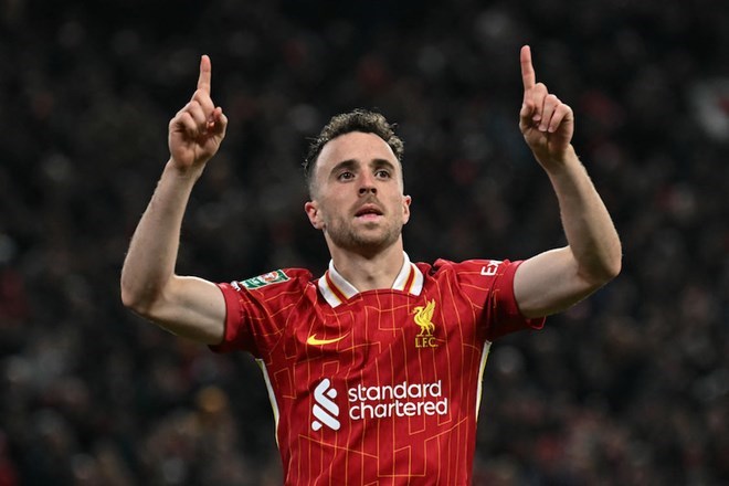 Many Liverpool fans still cannot forget Diogo Jota. Photo: AFP