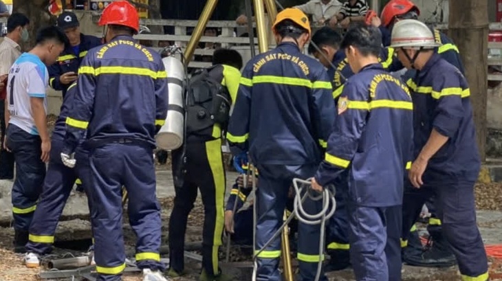 노동 사고 현장. 사진: 바오 쭝