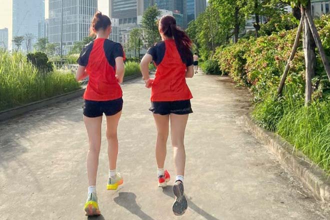 The secret to recharging before running is to maintain effective endurance. Photo: Dao Huyen